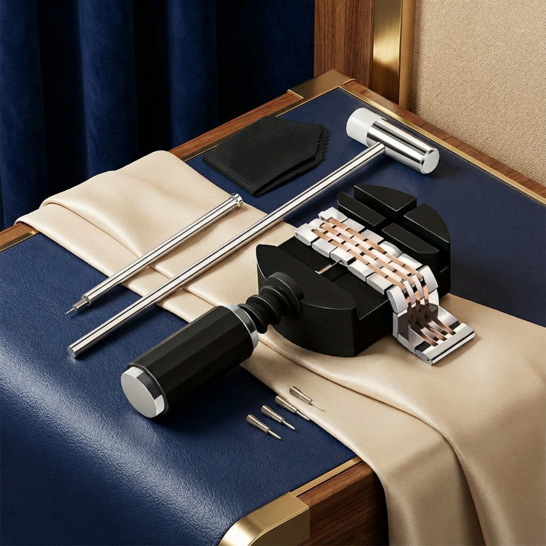 Zestaw do regulacji paska w zegarku